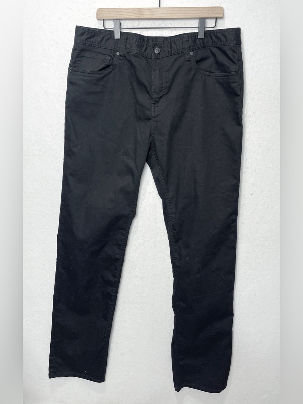 PrAna Bridger Jean Pants Black Out Canvas Slim Fit 36X36 Comfortable Breathable - Picture 3 of 8